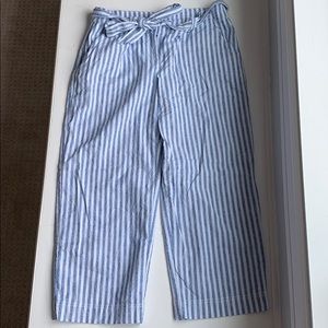 Vineyard vines blue & white striped pants. Size 10